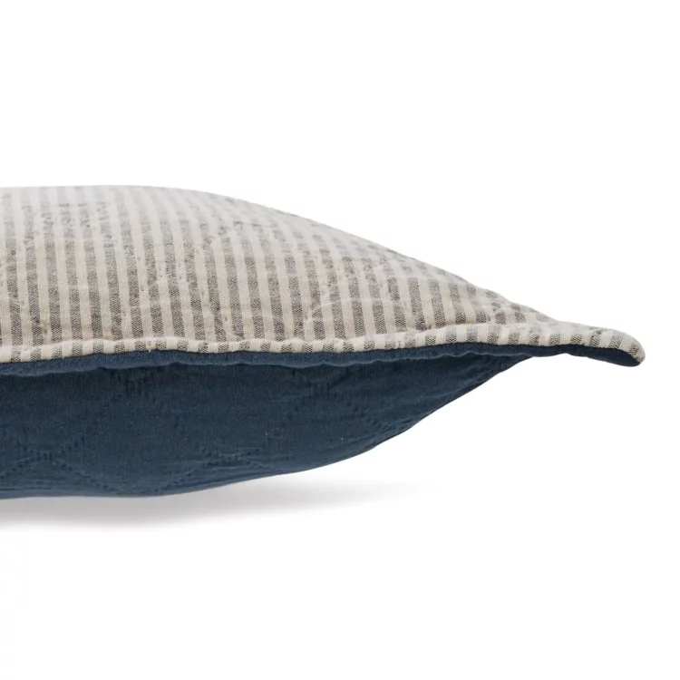 COUSSIN  DOUBLE JEU BLEU