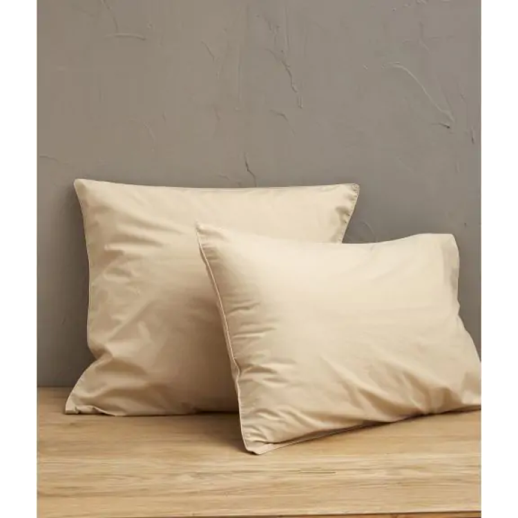 TAIE D'OREILLER BEIGE EPEAUTRE