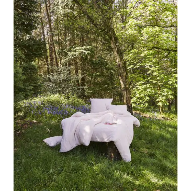 HOUSSE DE COUETTE GAZE DE COTON BLUSH