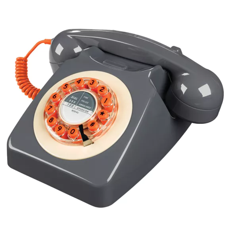 TELPHONE RETRO GRIS