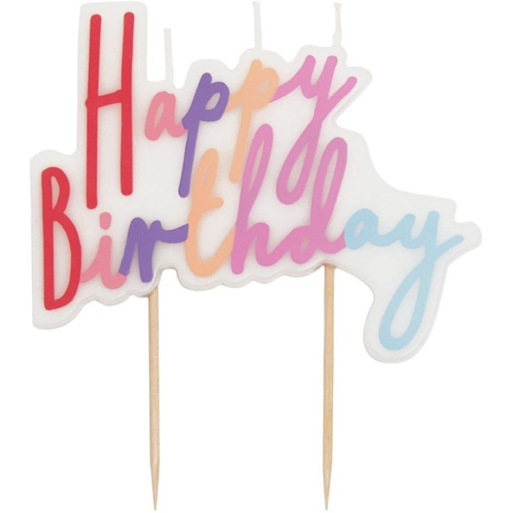 BOUGIE HAPPY BIRTDHAY