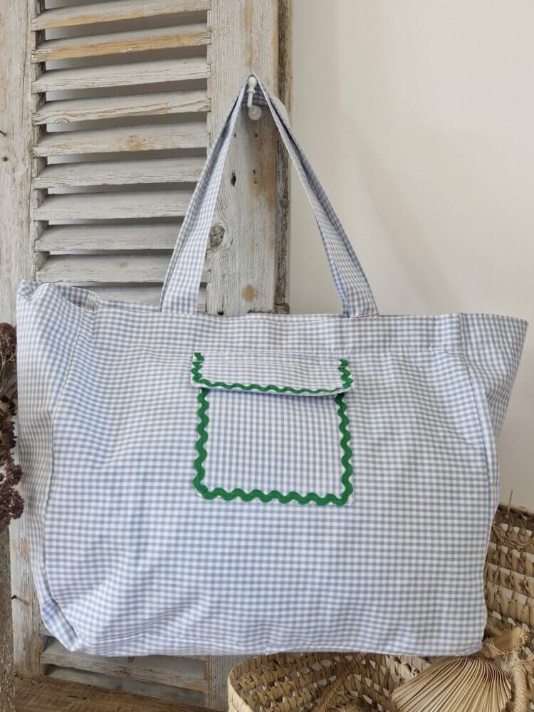 SAC VICHY BLEU CIEL