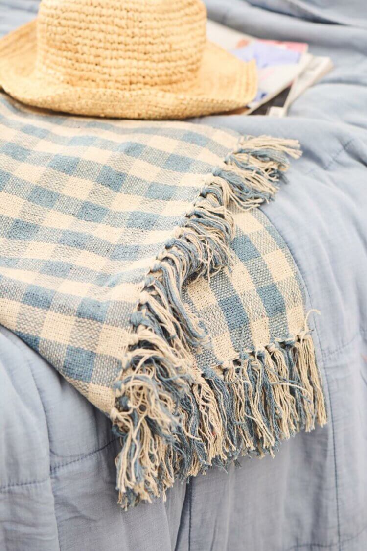 PLAID VICHY BLEU