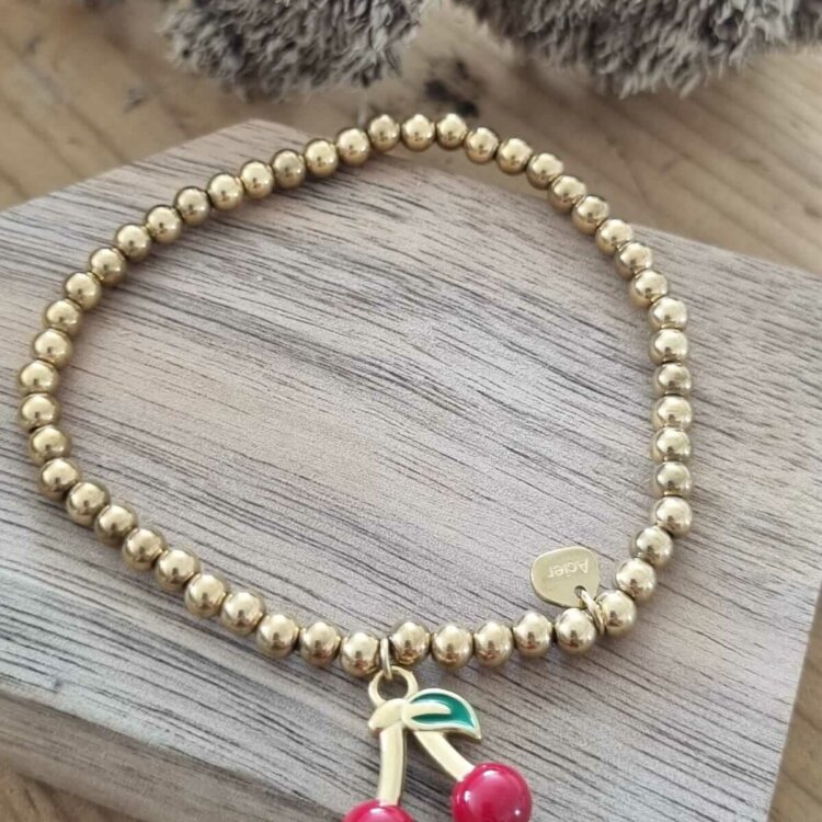 BRACELET  CERISE