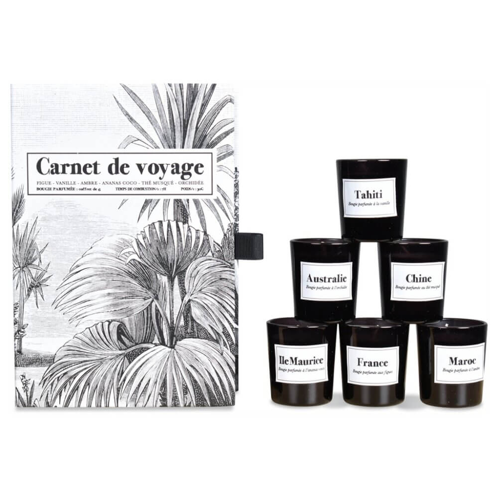 COFFRET BOUGIE CARNET DE VOYAGE