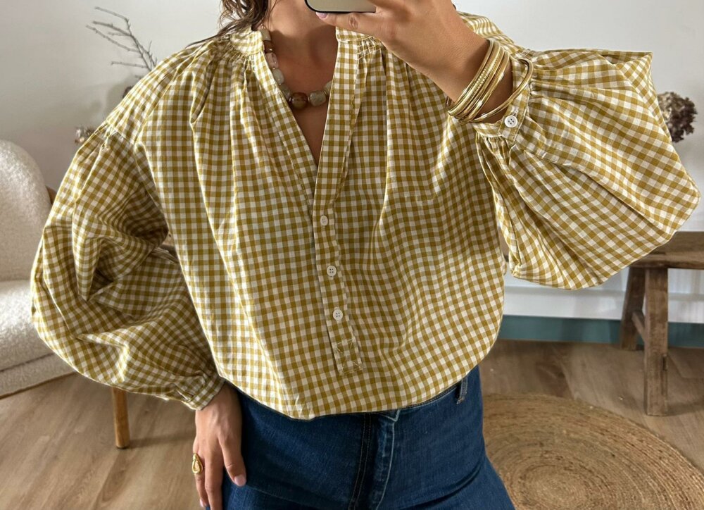 CHEMISE VICHY SYLIA – Image 2