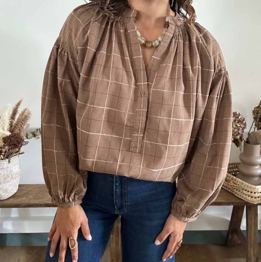 CHEMISE TINA MARRON – Image 2