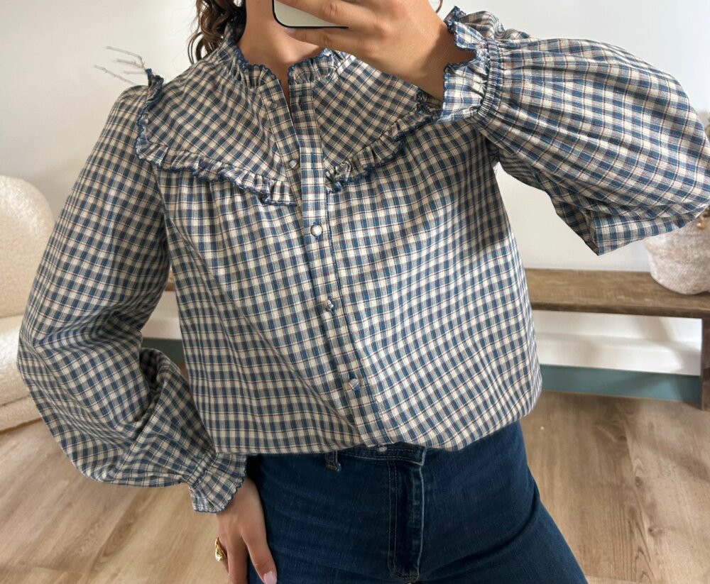 CHEMISE VICHY OLGA – Image 2