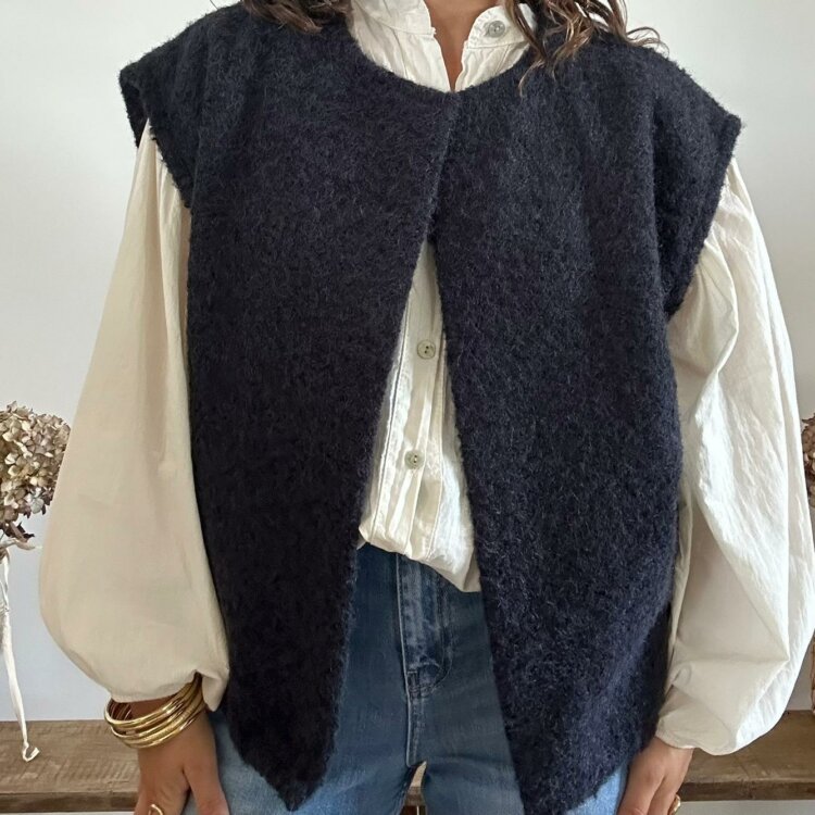 GILET DORIS MARINE