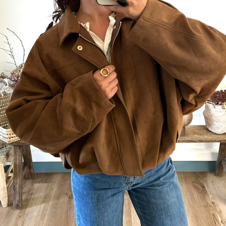 BLOUSON ANGEL CAMEL
