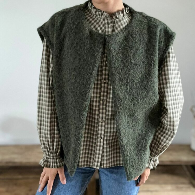 GILET DORIS VERT