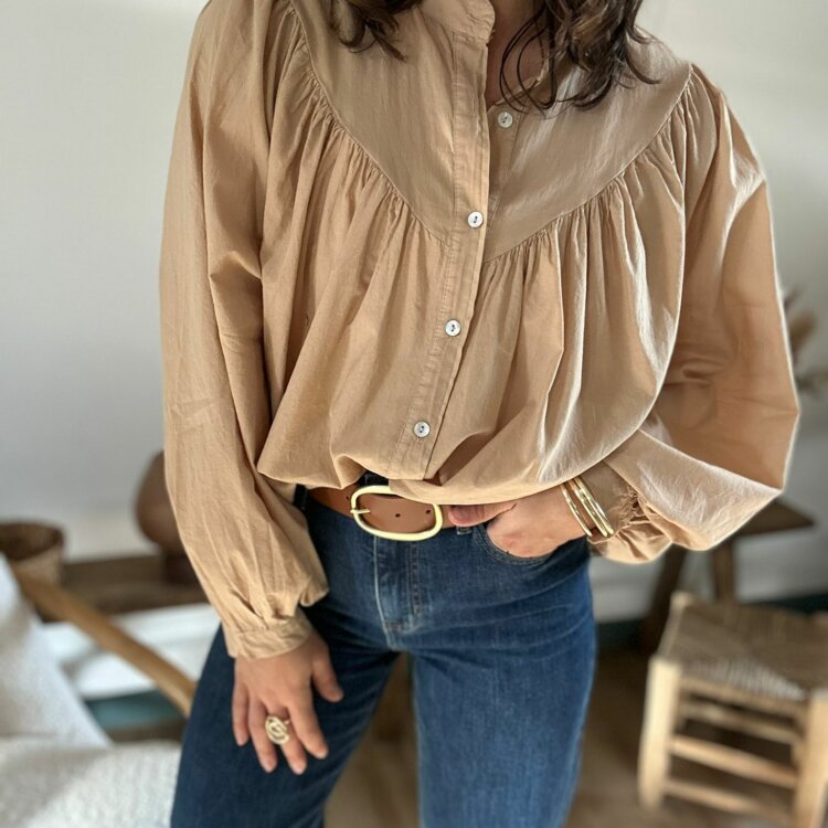 CHEMISE CAMEL MIRA