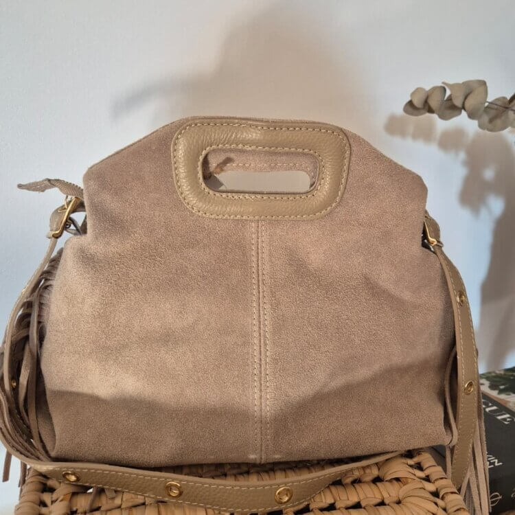 SAC A MAIN LOUIS TAUPE CLAIR