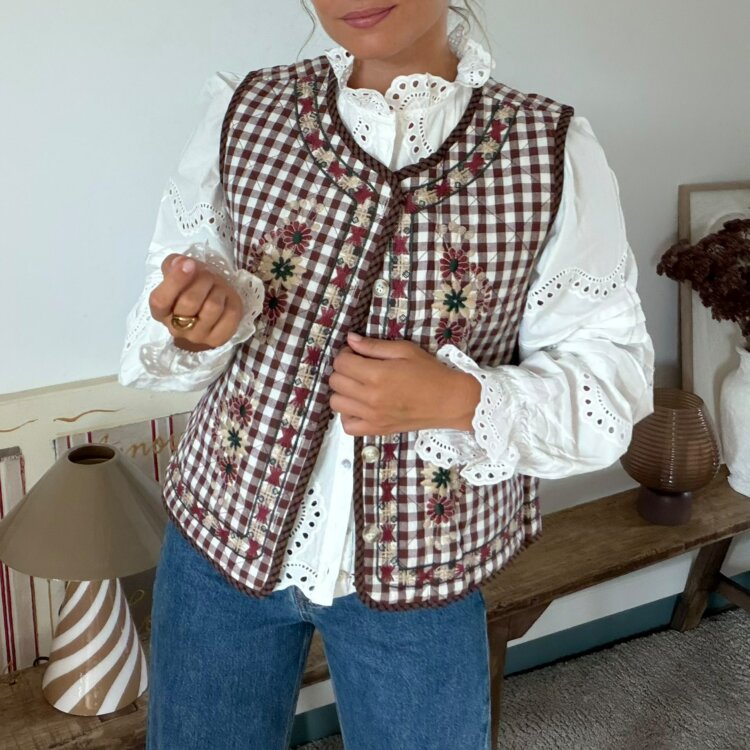 GILET SANS MANCHE MAURINE