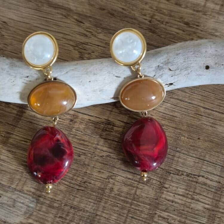 Boucles d'oreilles Garance