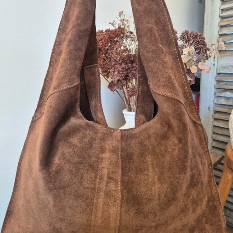 Sac cabas cuir marron Margot